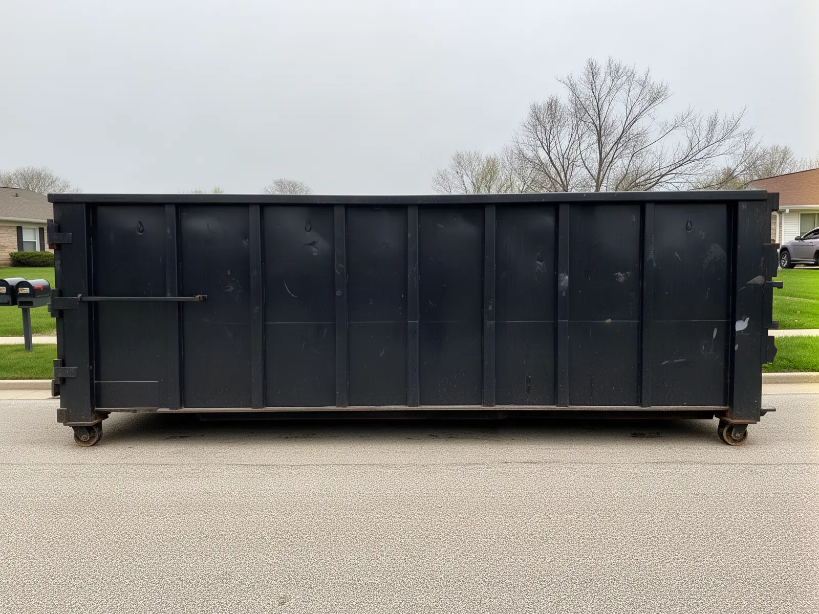 Roll-off dumpster from Triple F Dumpster Rental in Eugene, OR